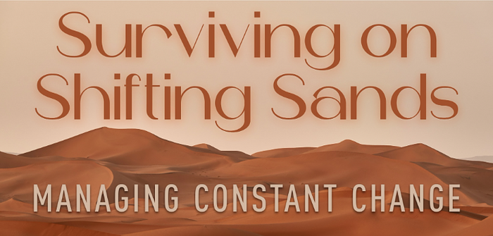 Surviving on Shifting Sands logo